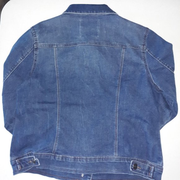 NINE WEST womens Sarah Denim Jean Jacket - Picture 2 of 2